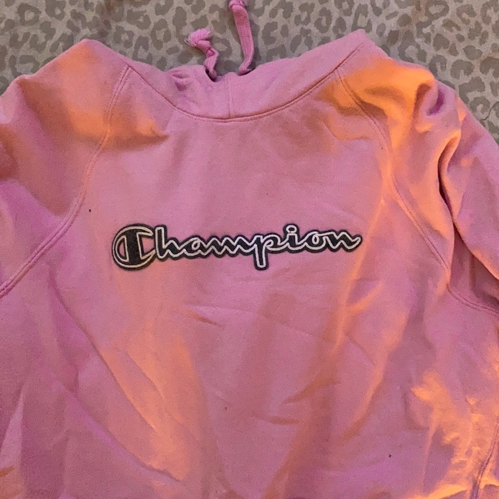 oversize champion hoodie 💖